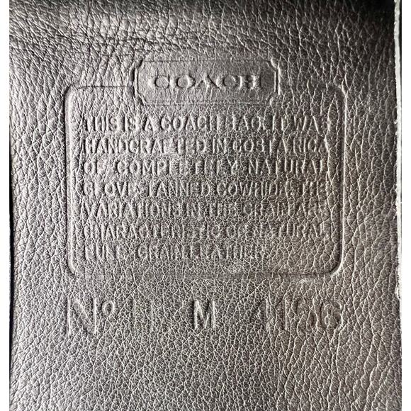 Vintage Coach SoHo Belted Bag Black #4156 - Picture 7 of 8